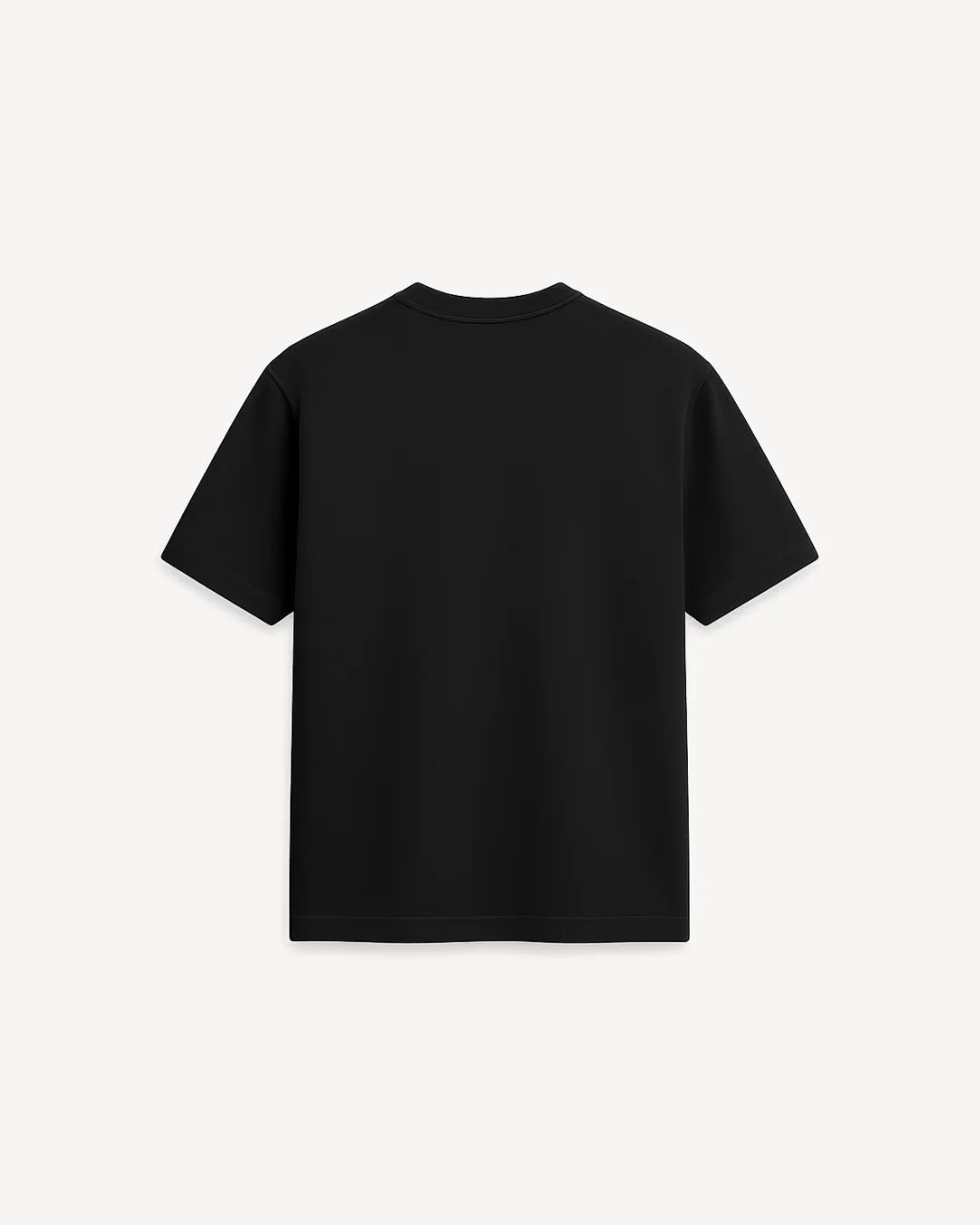 The blank tee | Jet Black