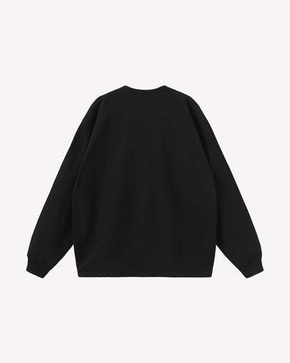 The blank long sleeve | Black