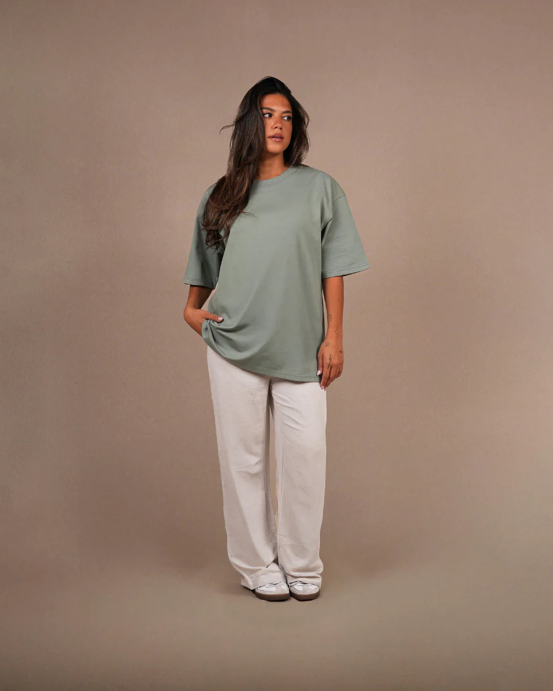 The blank tee | Sage Green