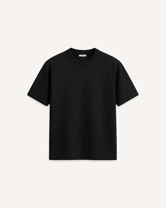 The blank tee | Jet Black