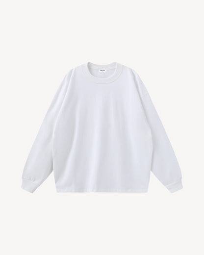 The blank long sleeve | White