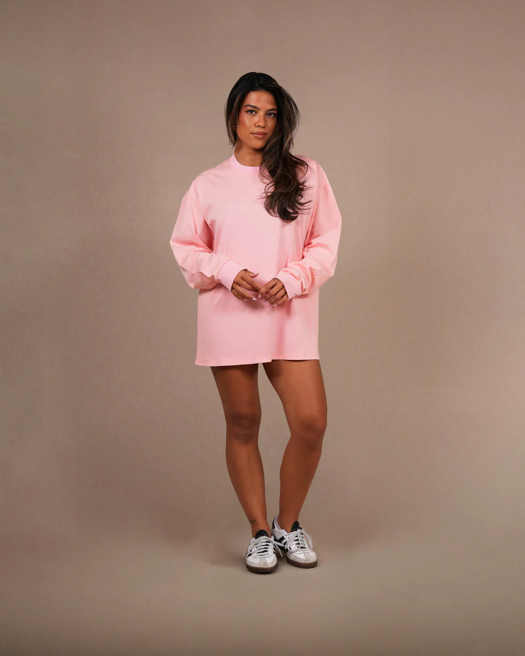 The blank long sleeve | Pink