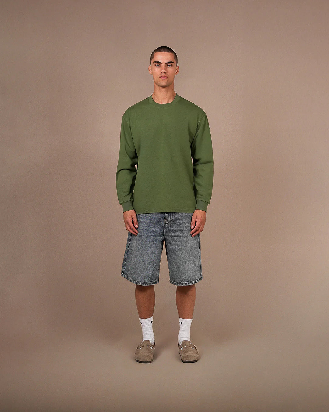 The blank long sleeve | Green