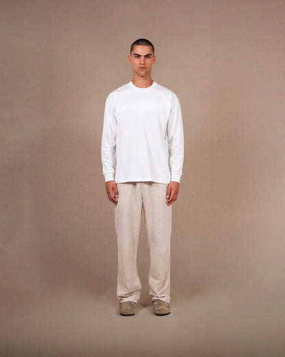 The blank long sleeve | White