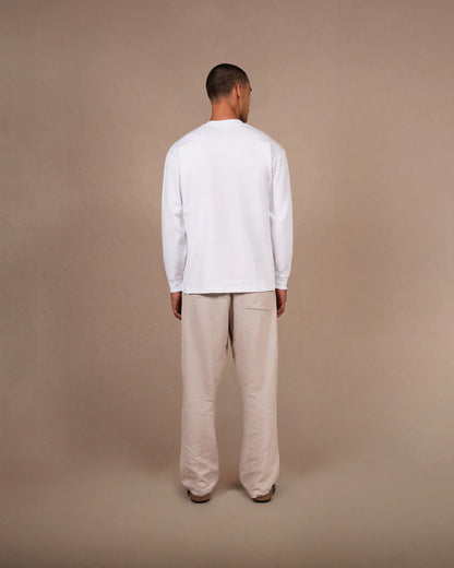 The blank long sleeve | White