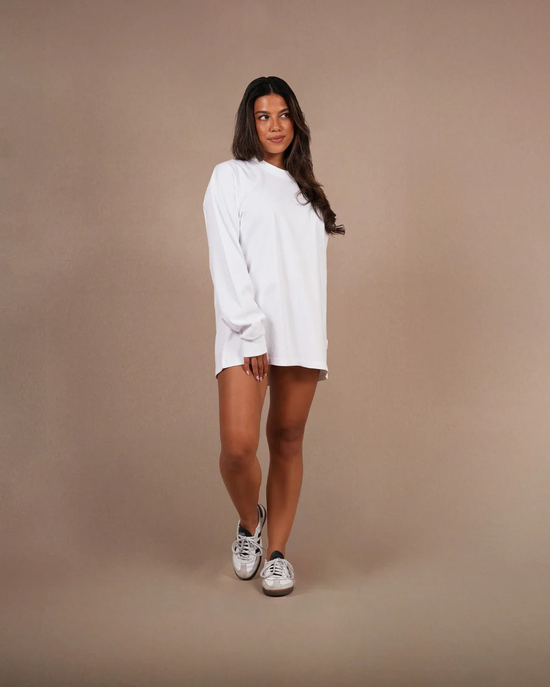 The blank long sleeve | White