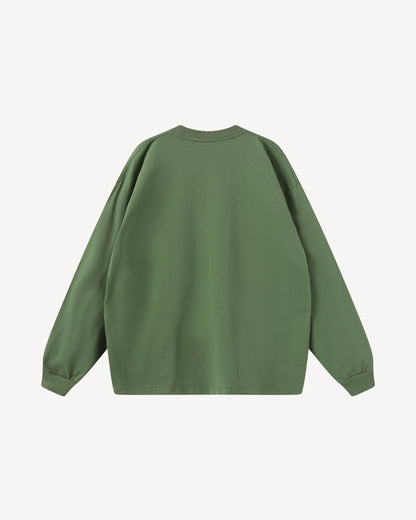 The blank long sleeve | Green